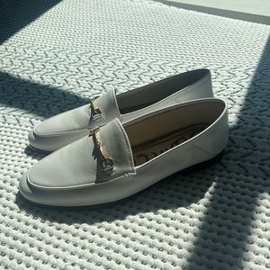 White Sam Edelman Loafers!!